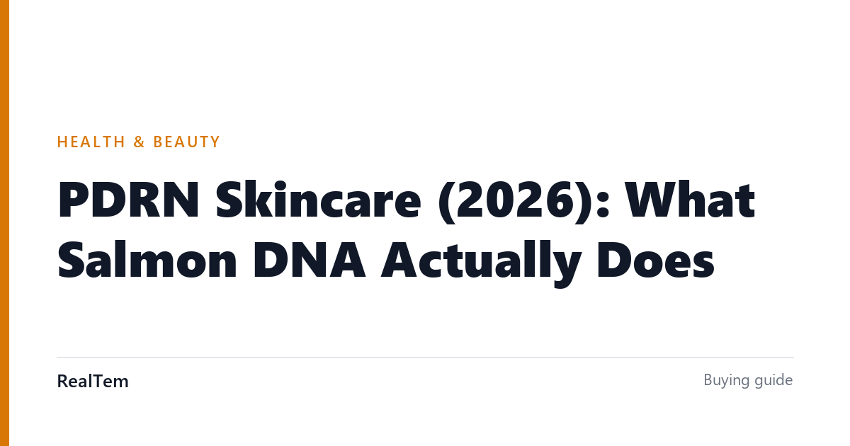 PDRN Skincare (2026): What Salmon DNA Actually Does